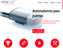Tablet Screenshot of easy-tec.es